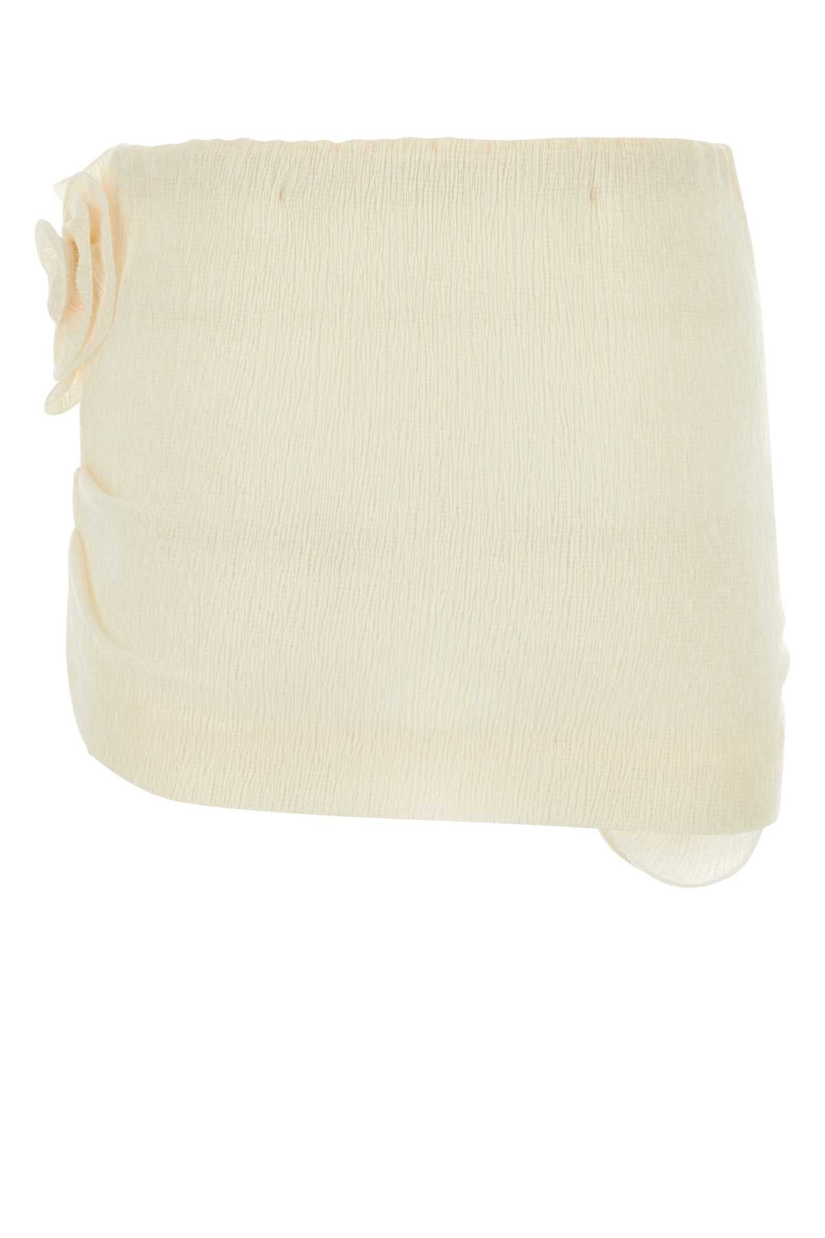 MAGDA BUTRYM Sophisticated Lyocell Blend Mini Skirt