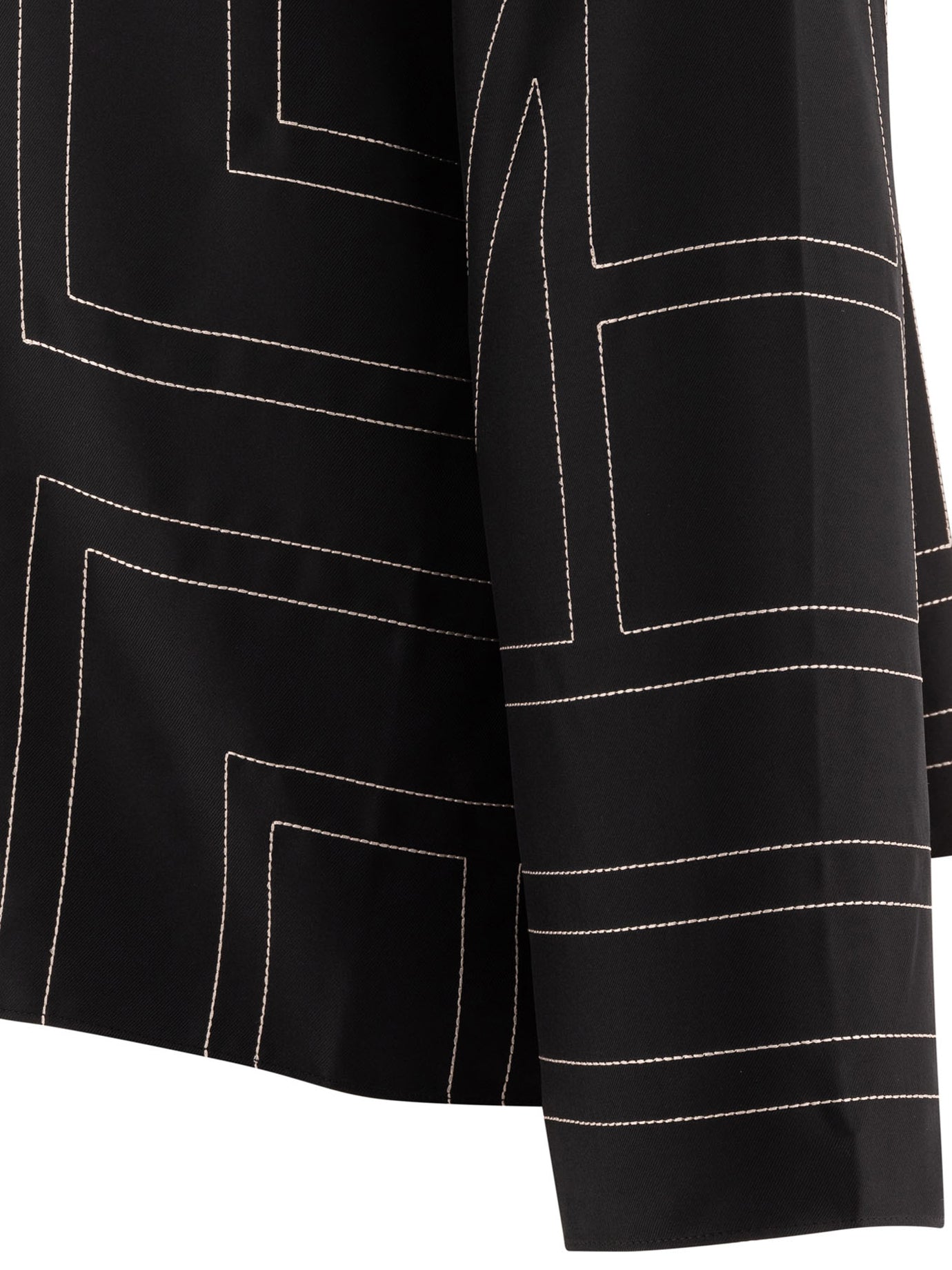 TOTEME Silk Monogram PJ Top for Women