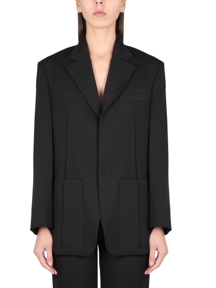 JACQUEMUS Notched Lapel Tailored Jacket for Women