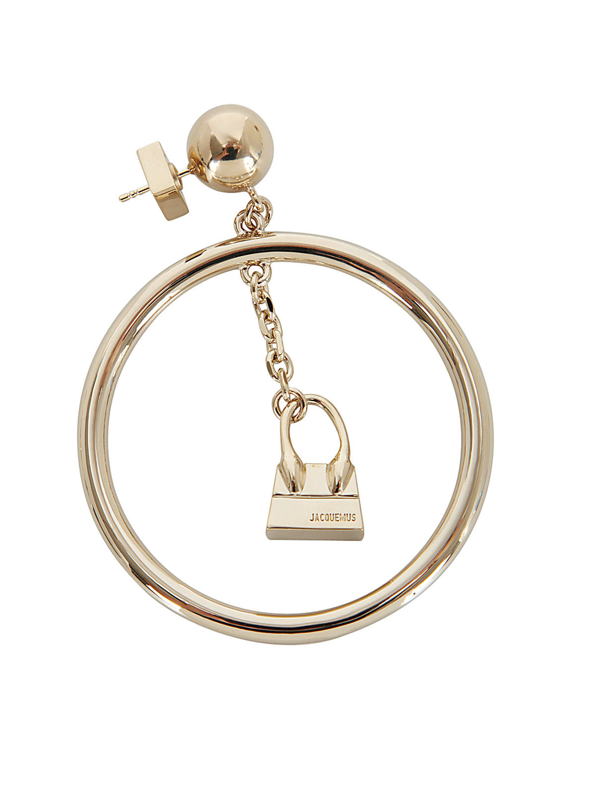 JACQUEMUS Mini Earrings with Circle Pendant