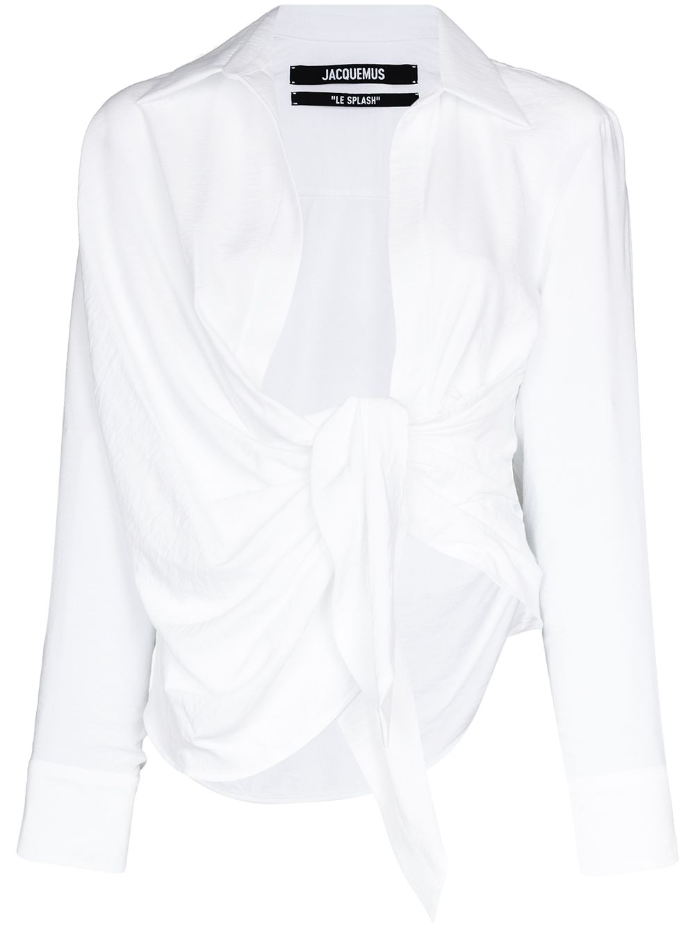 JACQUEMUS Effortlessly Chic Long Sleeve Shirt