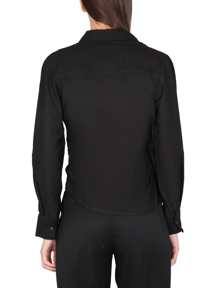 JACQUEMUS Elegant Bahia Shirt with Draped Knot Detail for Women