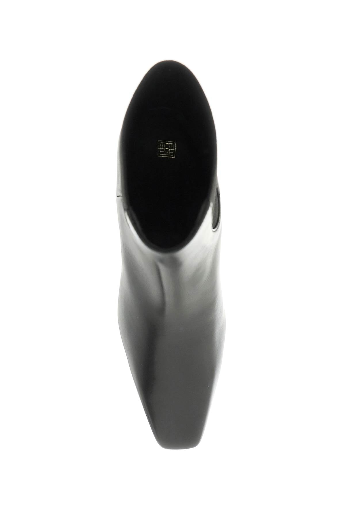 TOTEME Pointed Toe Leather Ankle Boots