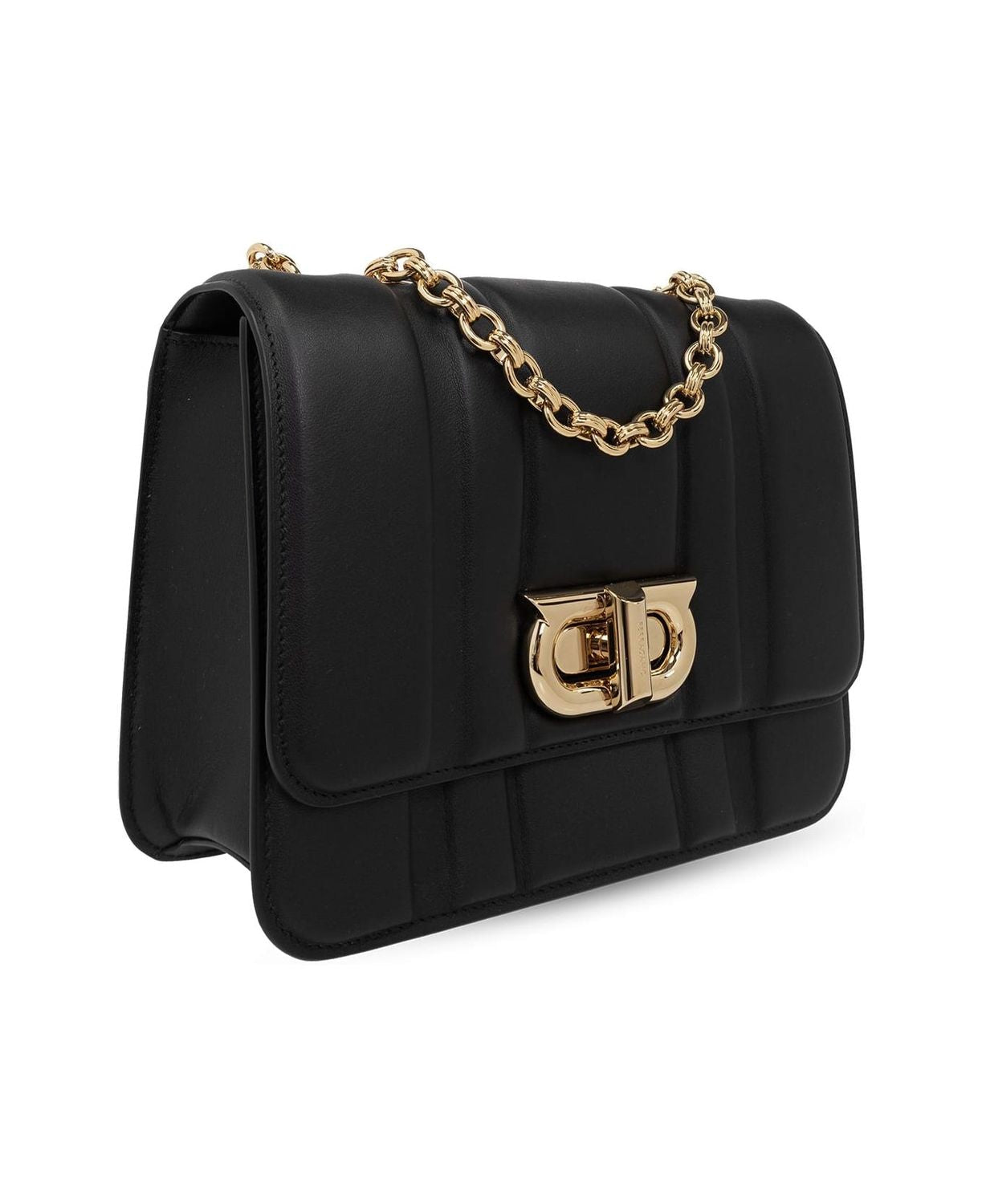 Ferragamo Mini Leather Crossbody Bag for Women - FW24 Collection
