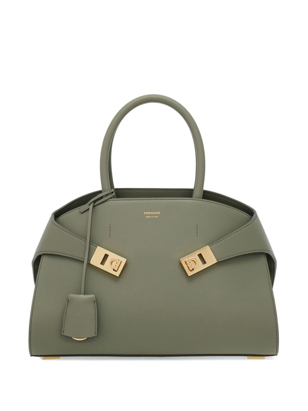 Ferragamo Mini Leather Tote Handbag