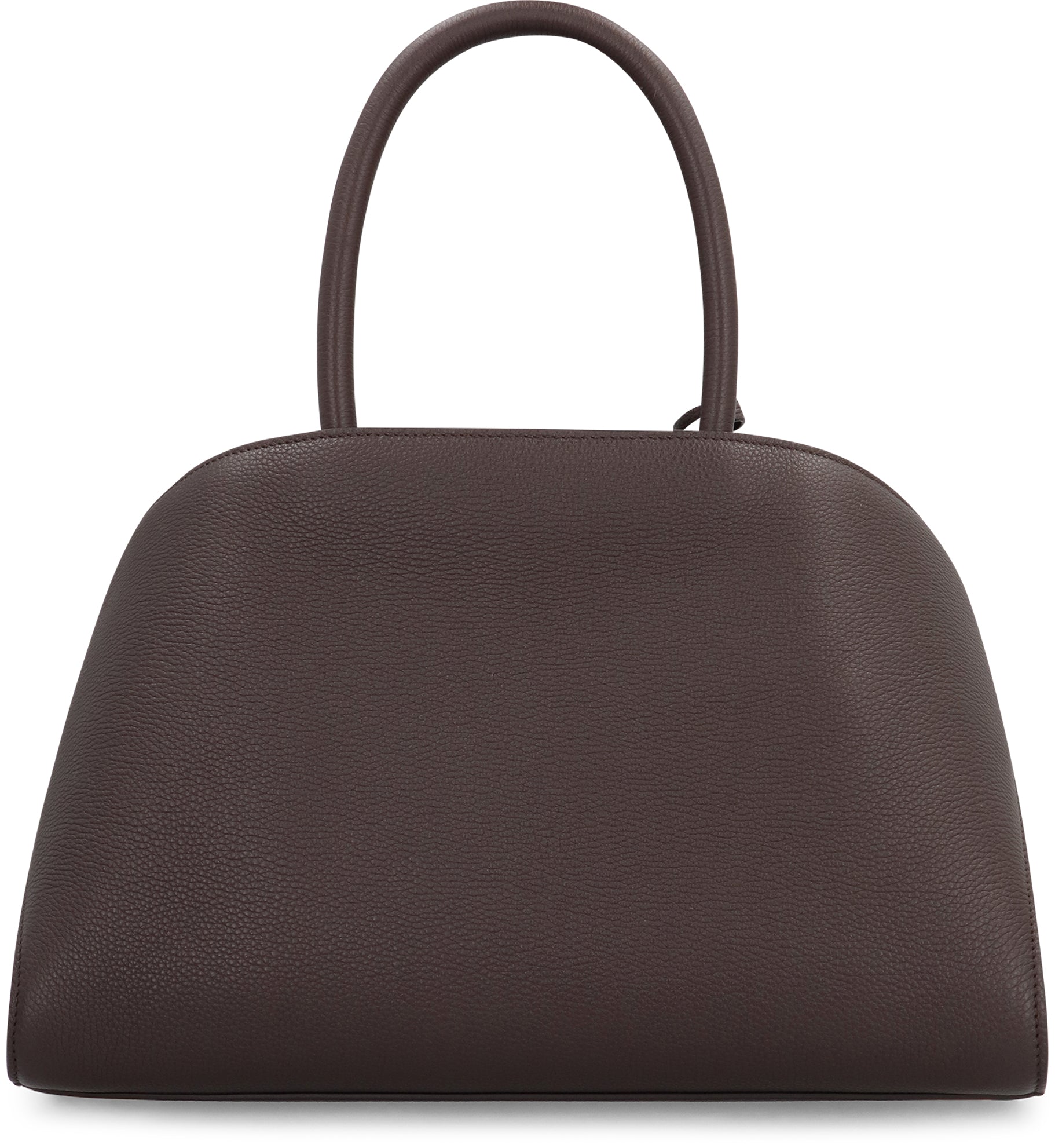 Ferragamo Leather Handbag with Logo Charm - 31.5 cm