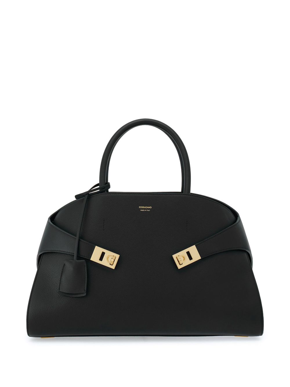 Ferragamo Medium Leather Tote Handbag