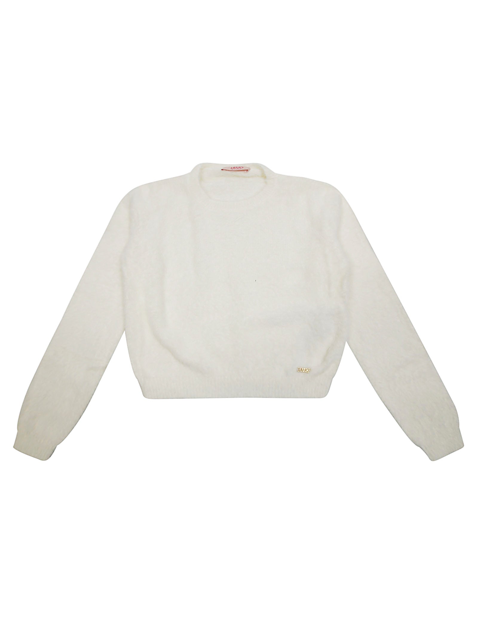 LIU JO KIDS Kids' Cozy Round Neck Mini Sweater