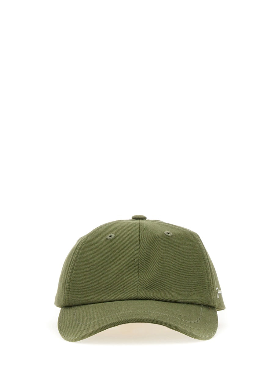 JACQUEMUS Embroidered Logo Cotton Cap