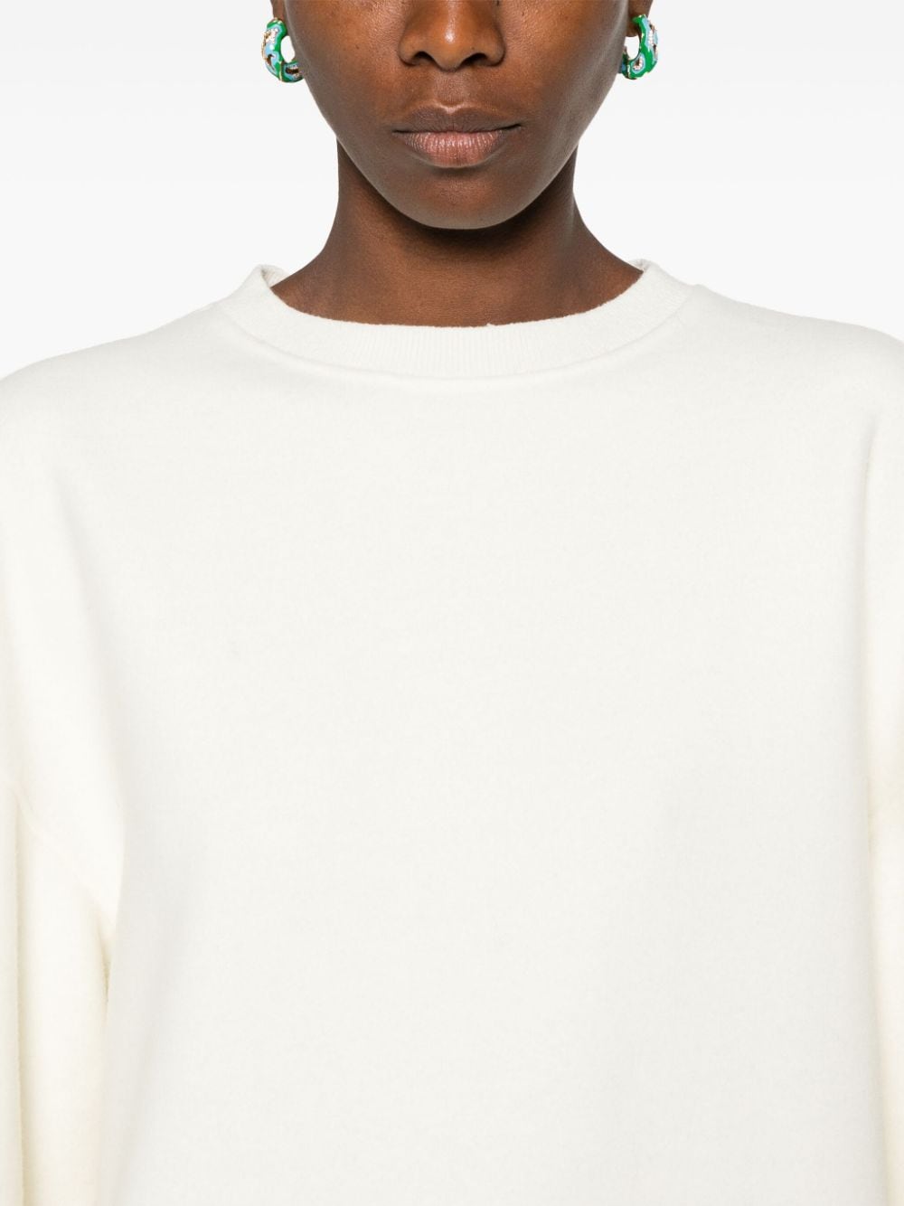 MAX MARA Wool Cashmere Blend Crewneck Sweater