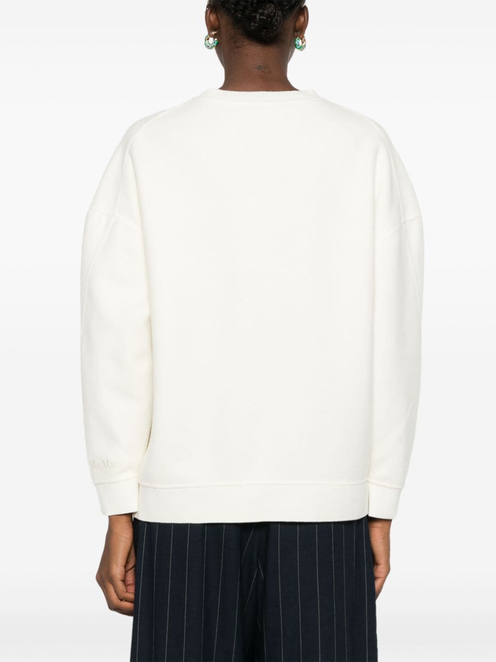 MAX MARA Wool Cashmere Blend Crewneck Sweater