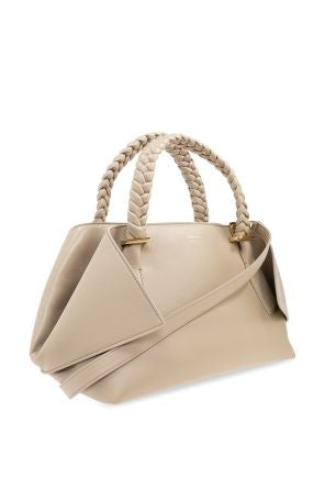 Ferragamo Mini Stone Woven Handbag