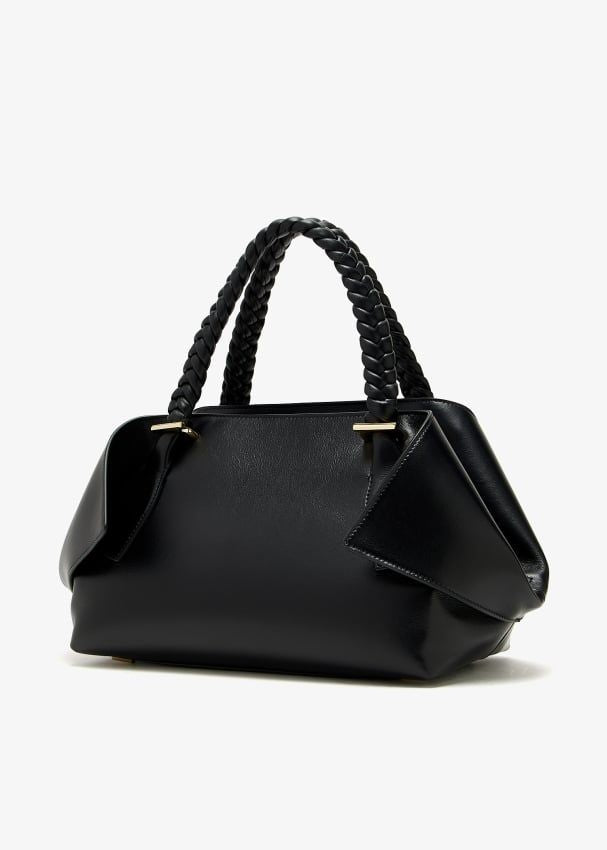 Ferragamo Braided Handle Shoulder Bag