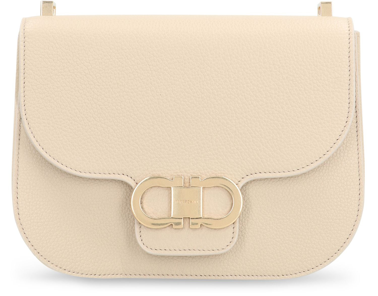 Ferragamo Mini Pebbled Leather Crossbody Handbag