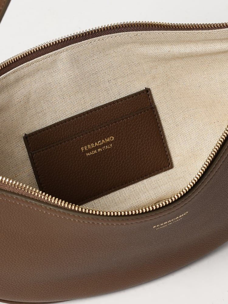 Ferragamo Half Moon Handbag with Gancini Hook - Spring/Summer 2025