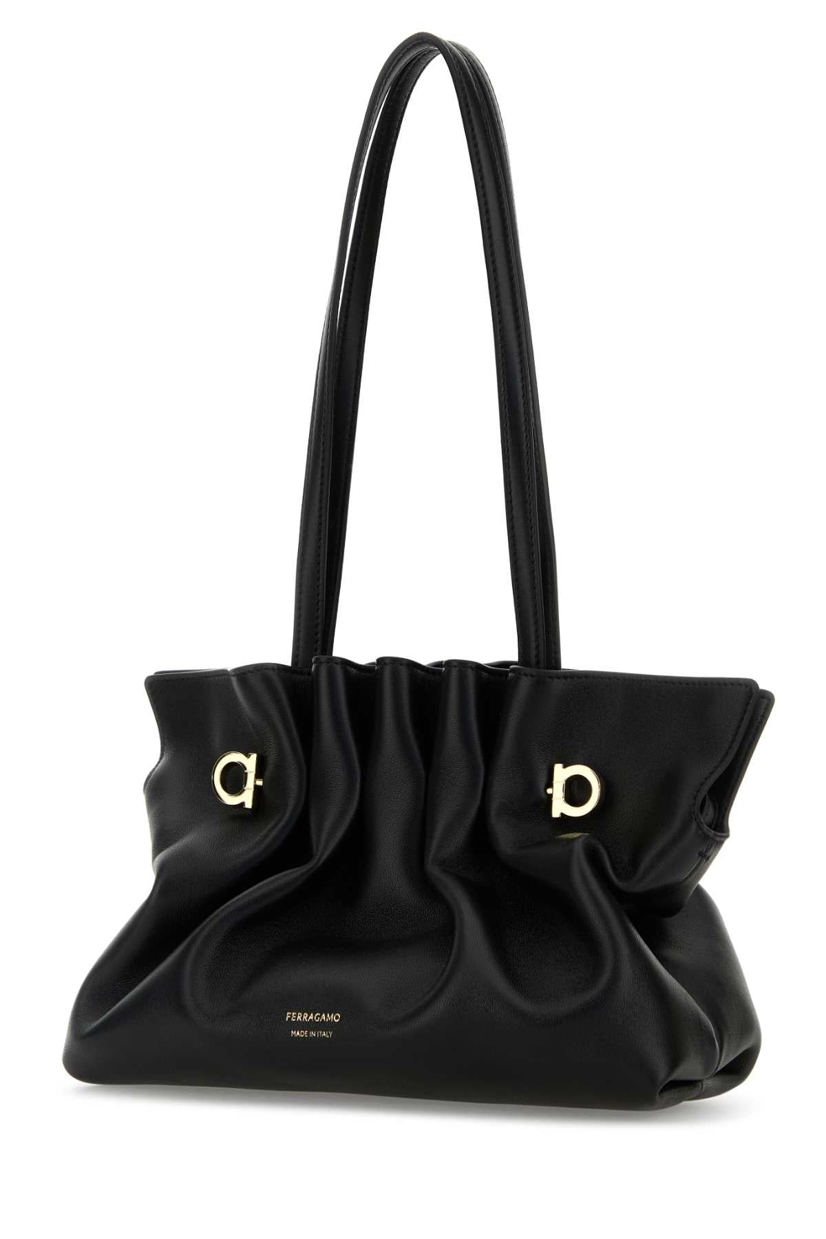 Ferragamo Leather Shoulder Handbag