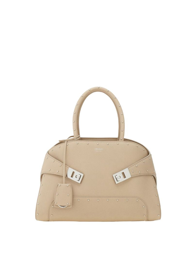 Ferragamo Mini Pouch Handbag with Studs