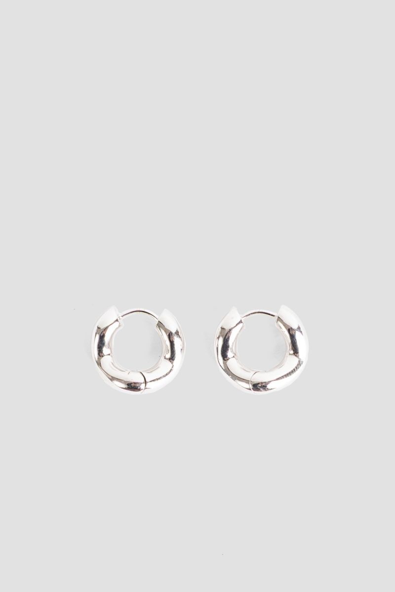 CHARLOTTE CHESNAIS Mini Wave Silver Earrings for Women