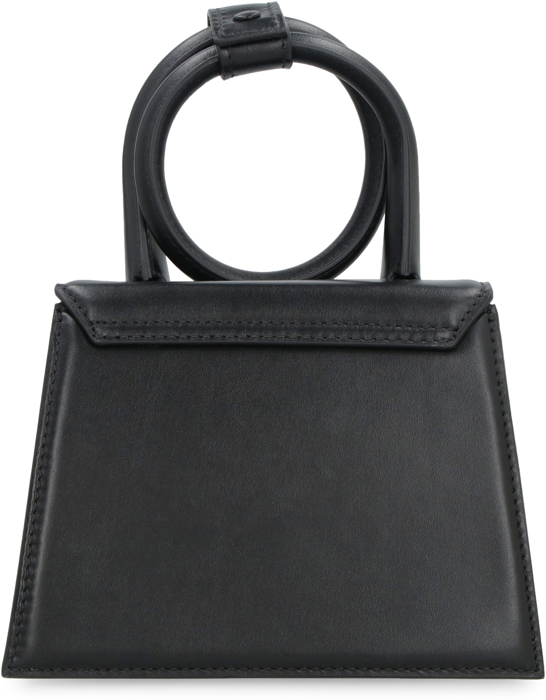 JACQUEMUS Mini Knotted Leather Tote
