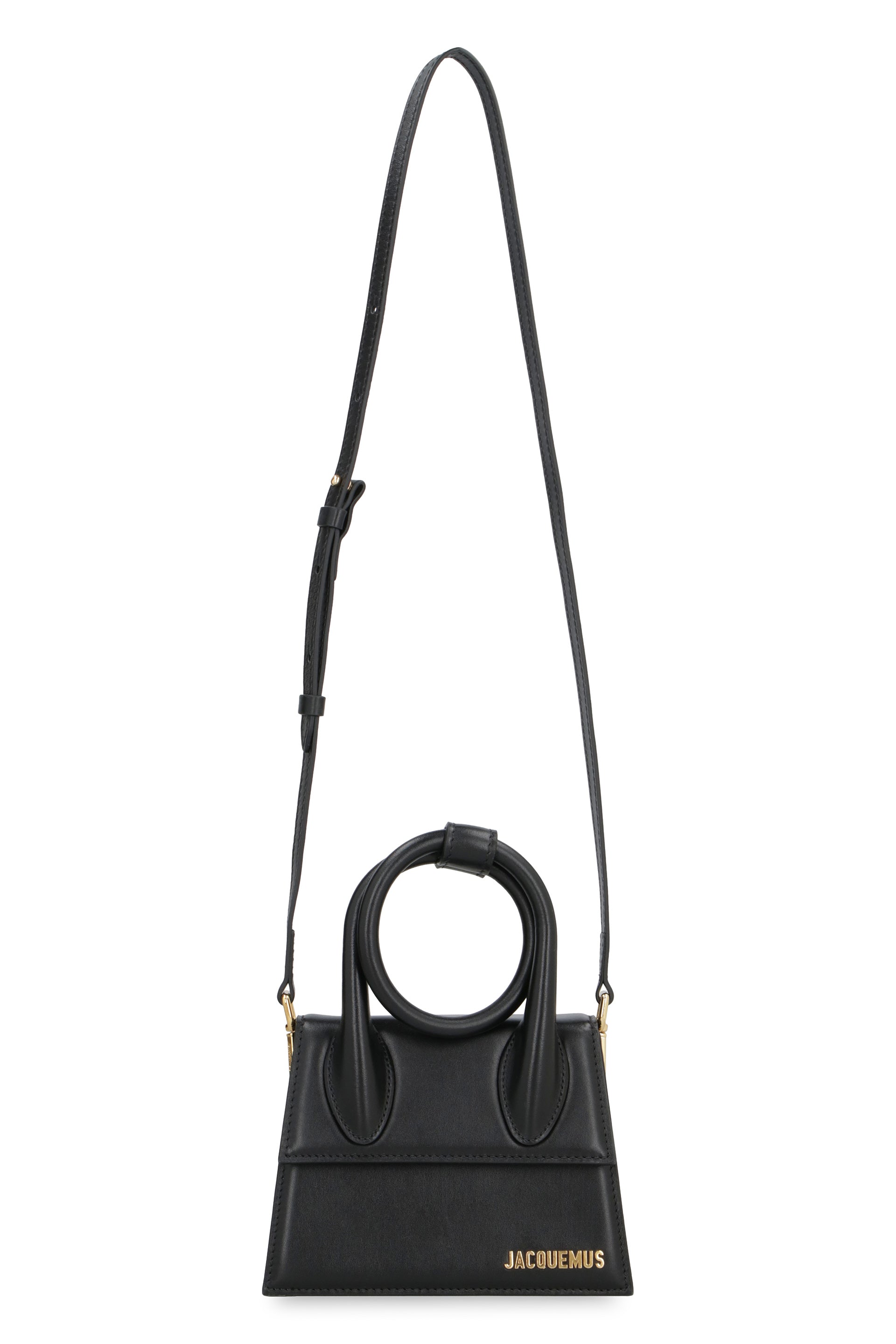 JACQUEMUS Mini Knotted Leather Tote