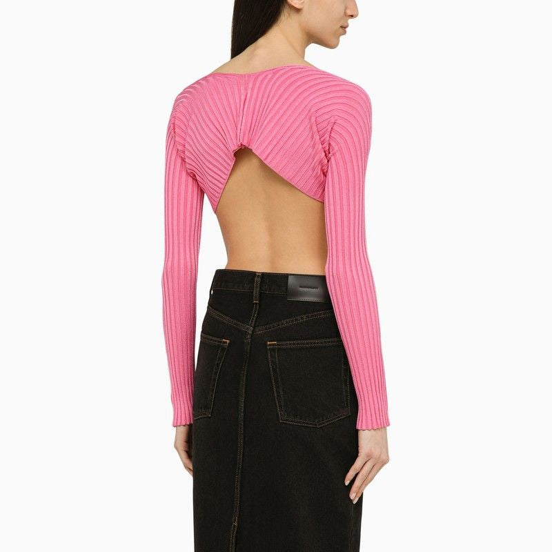 JACQUEMUS Mini Cropped Cardigan