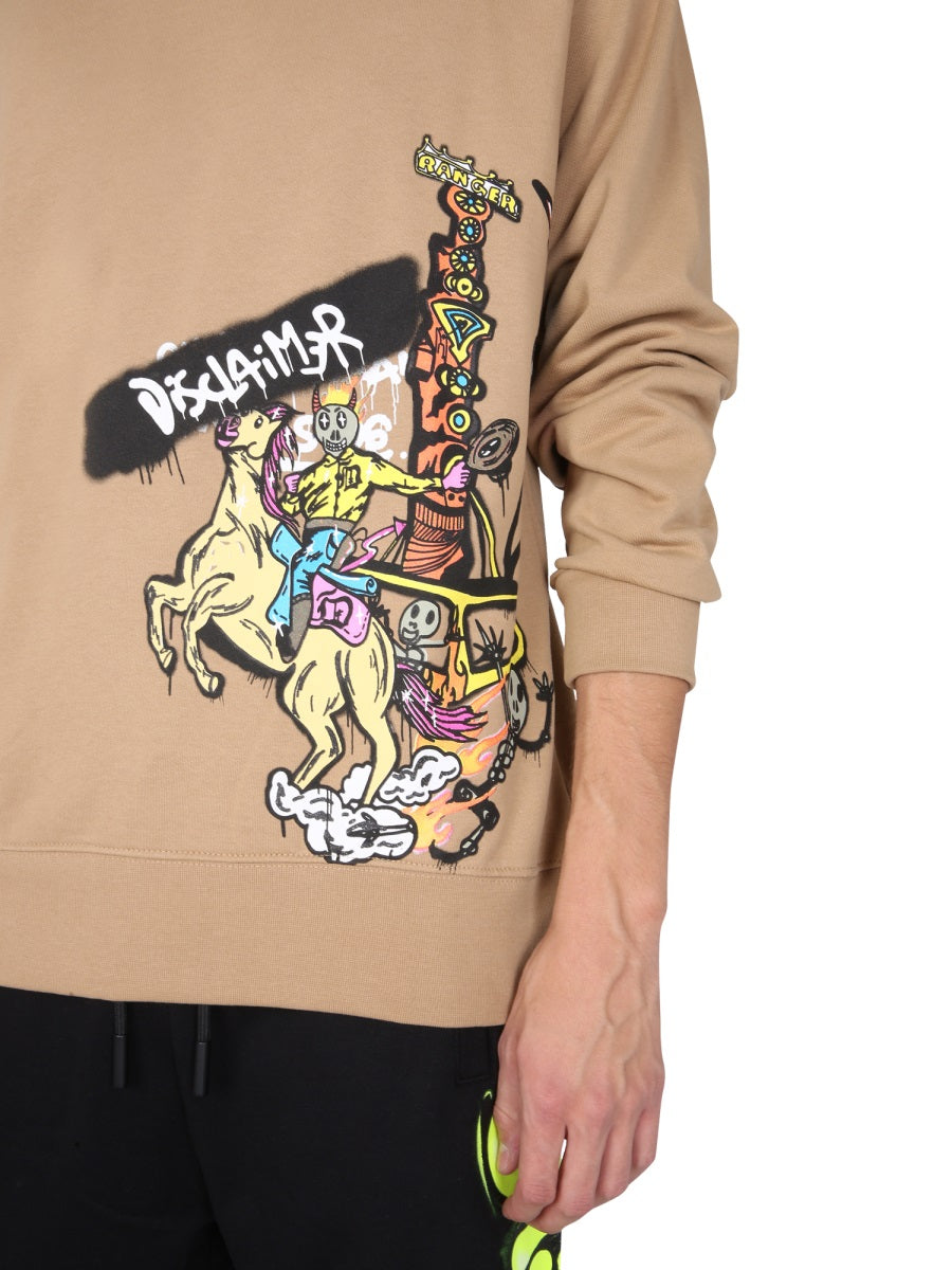 DISCLAIMER Classic Crew Neck Sweatshirt for Men