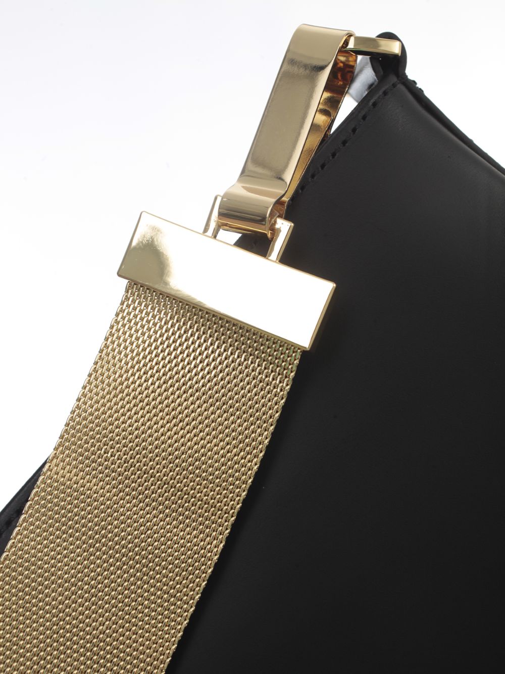 BY FAR Mini Smooth Leather Shoulder Handbag