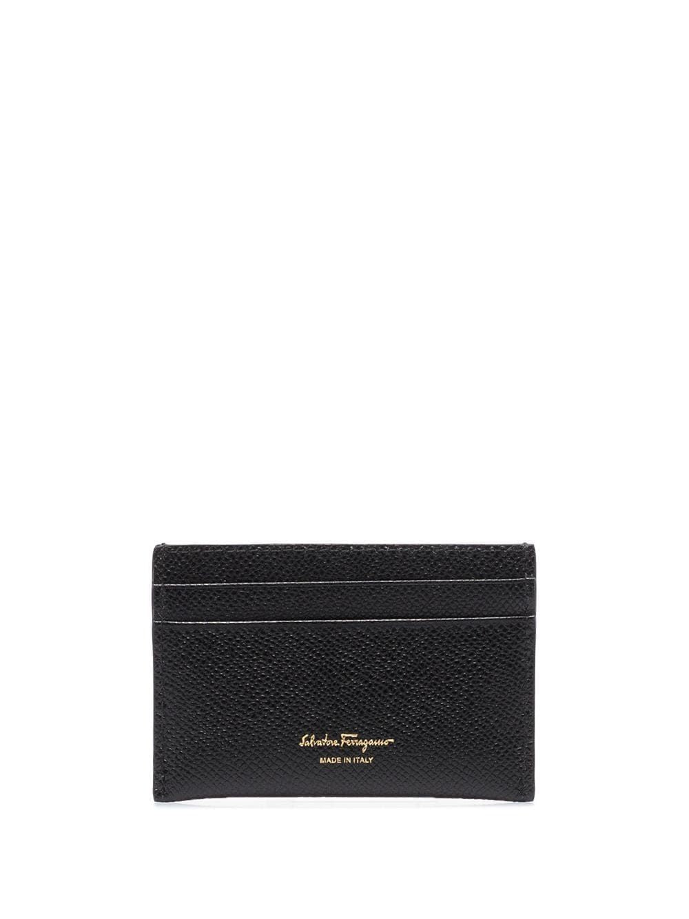 Ferragamo Gancini Hook Mini Plaque Cardholder