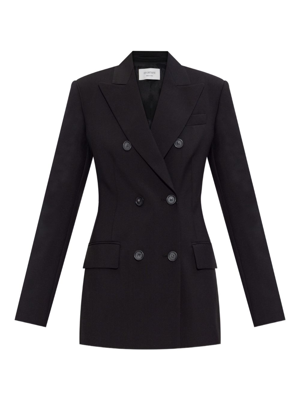 MAX MARA SPORTMAX Double-Breasted Jacket with Notched Lapel