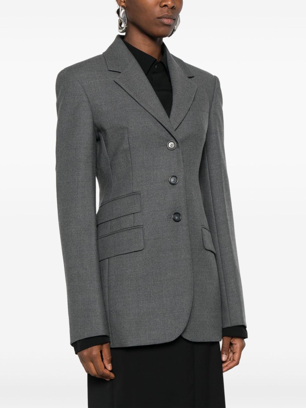 MAX MARA SPORTMAX Wool Single-Breasted Jacket for Women