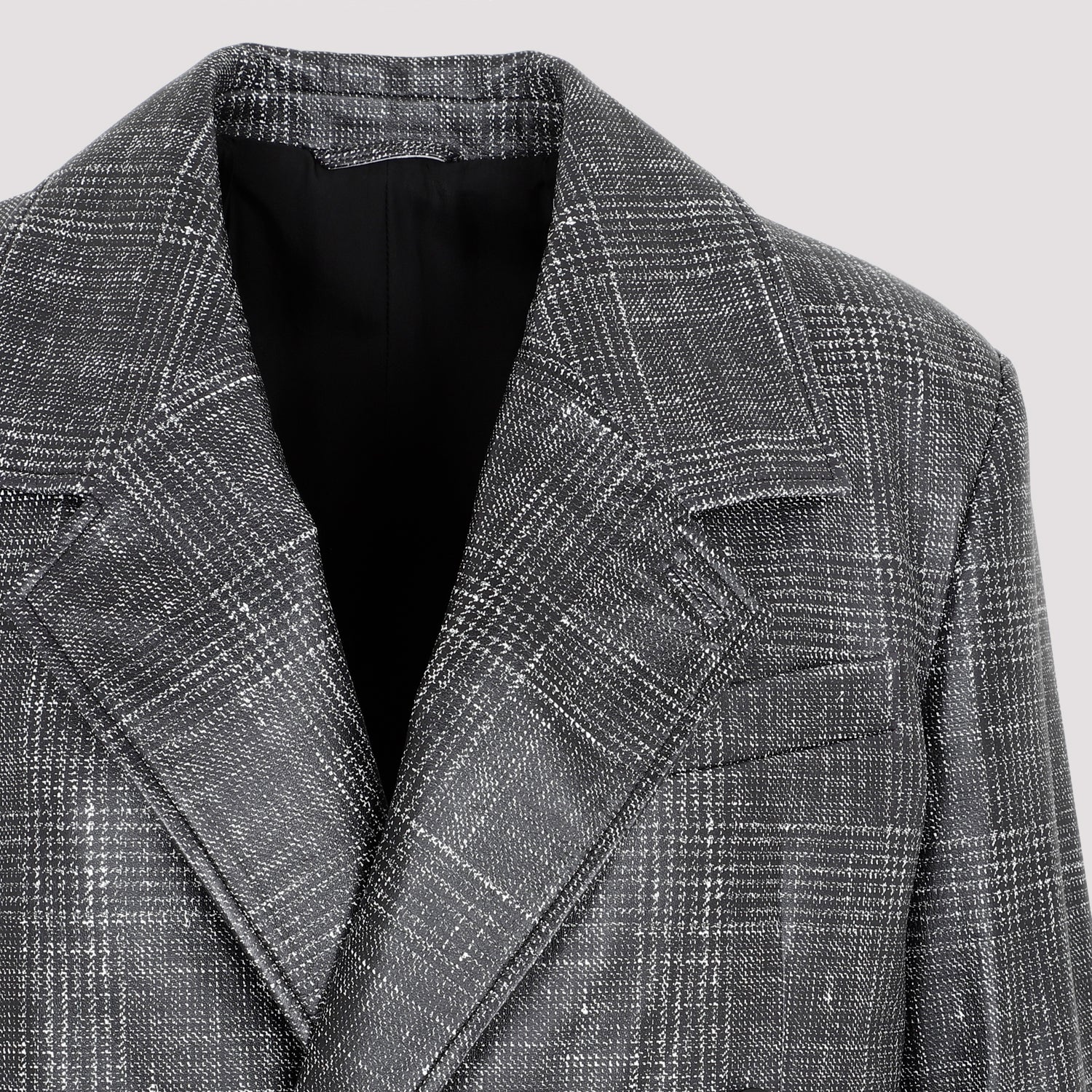 BOTTEGA VENETA Printed Leather Jacket for Men