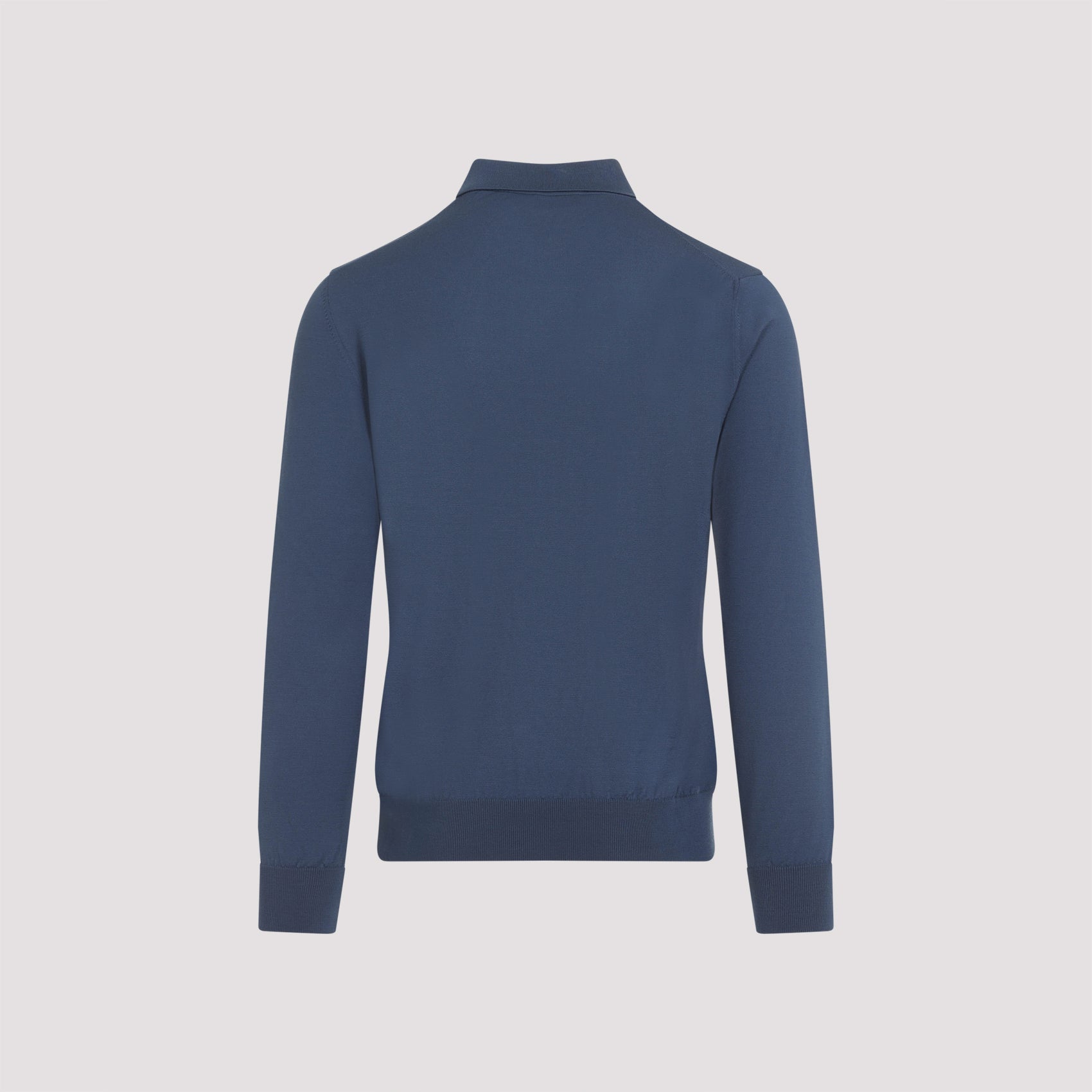 BRIONI Long Sleeve Zip Polo for Men