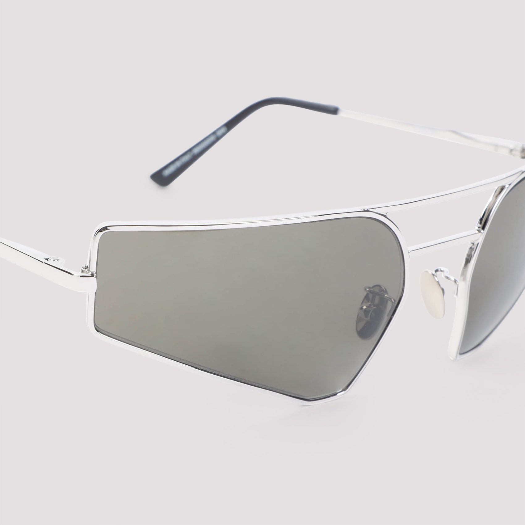 RICK OWENS Prong Silver Sunglasses