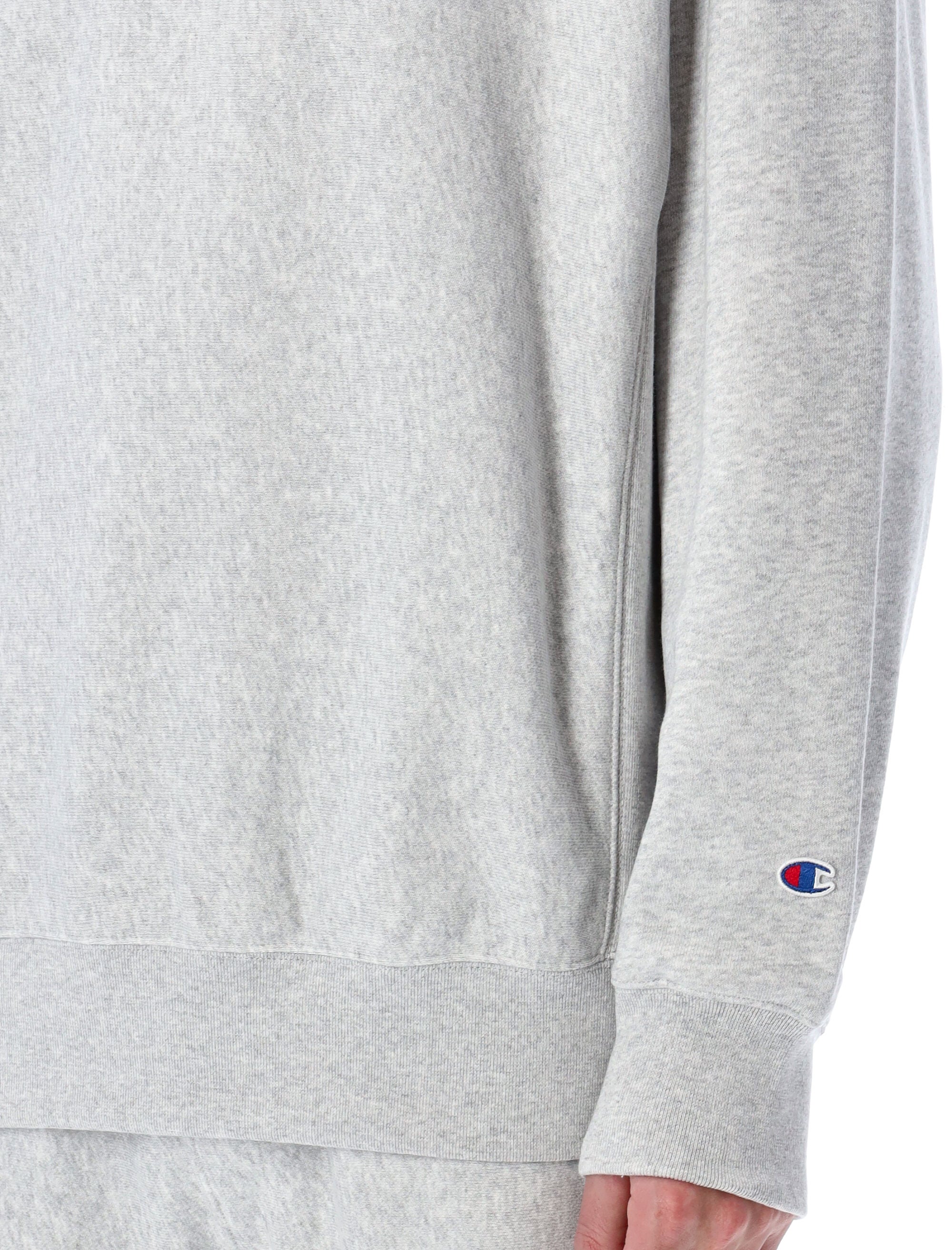 CHAMPION REVERSE WEAVE Reverse Weave Crewneck Patch Sweatshirt