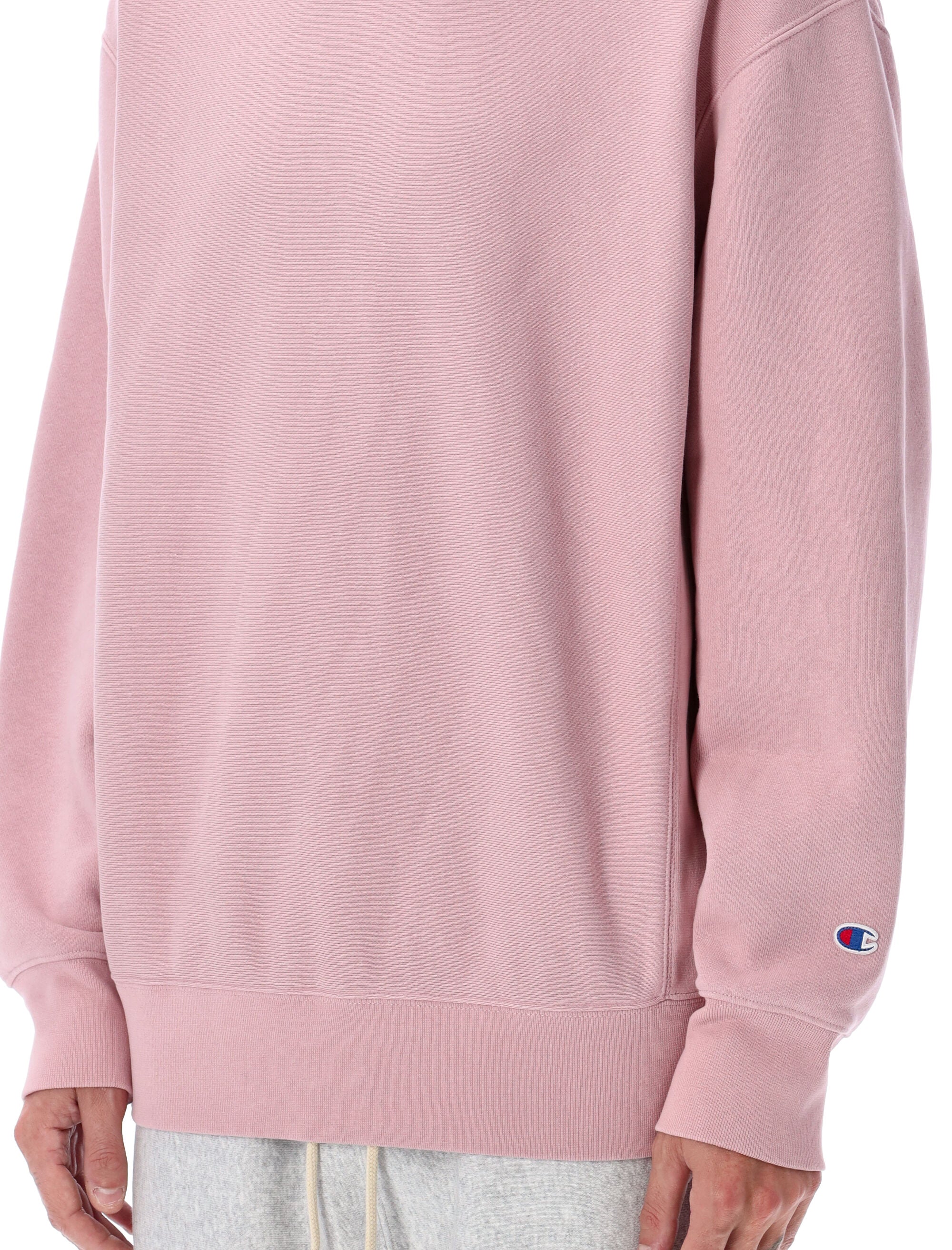 CHAMPION REVERSE WEAVE Reverse Weave Crewneck Patch Sweatshirt