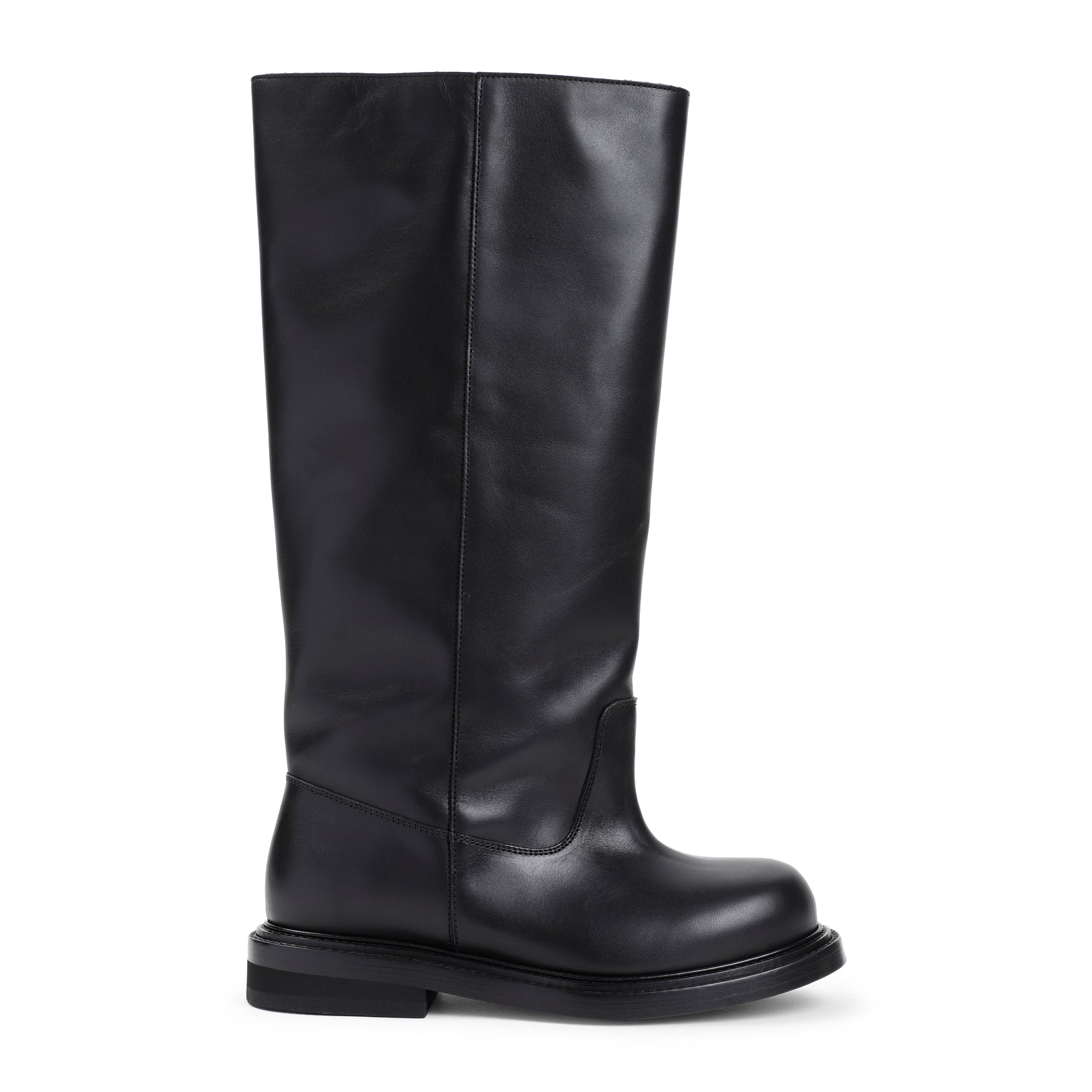 MOSCHINO Stylish Men's Leather Boots with 2.5cm Heel Height
