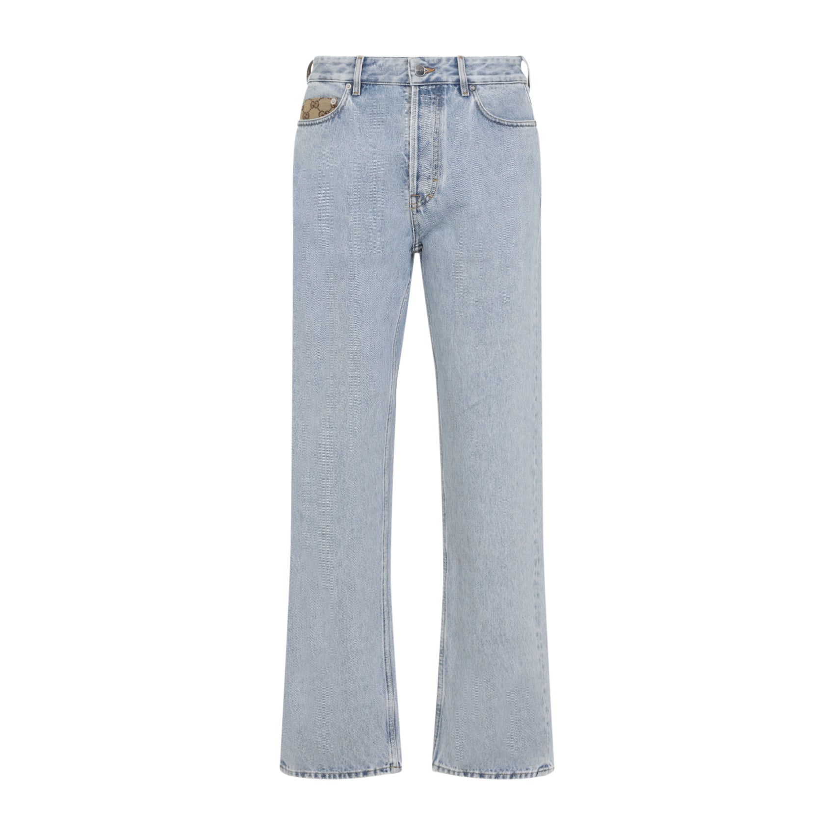 GUCCI Cotton Regular & Straight Leg Jeans for Men