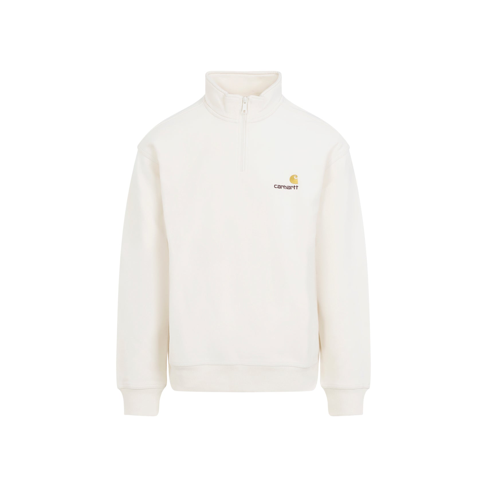 CARHARTT WIP Half Zip American Script Sweatshirt for Men