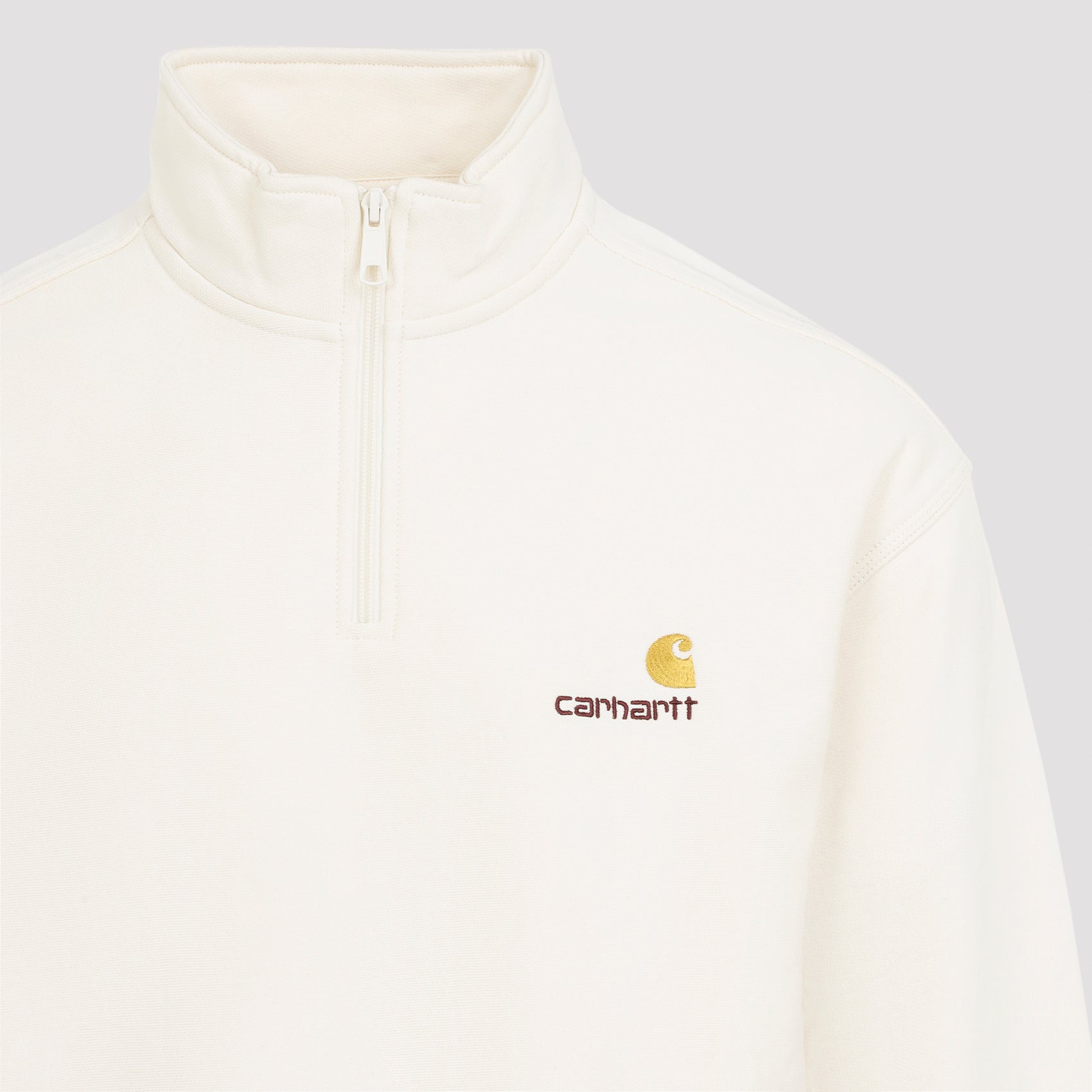 CARHARTT WIP Half Zip American Script Sweatshirt for Men