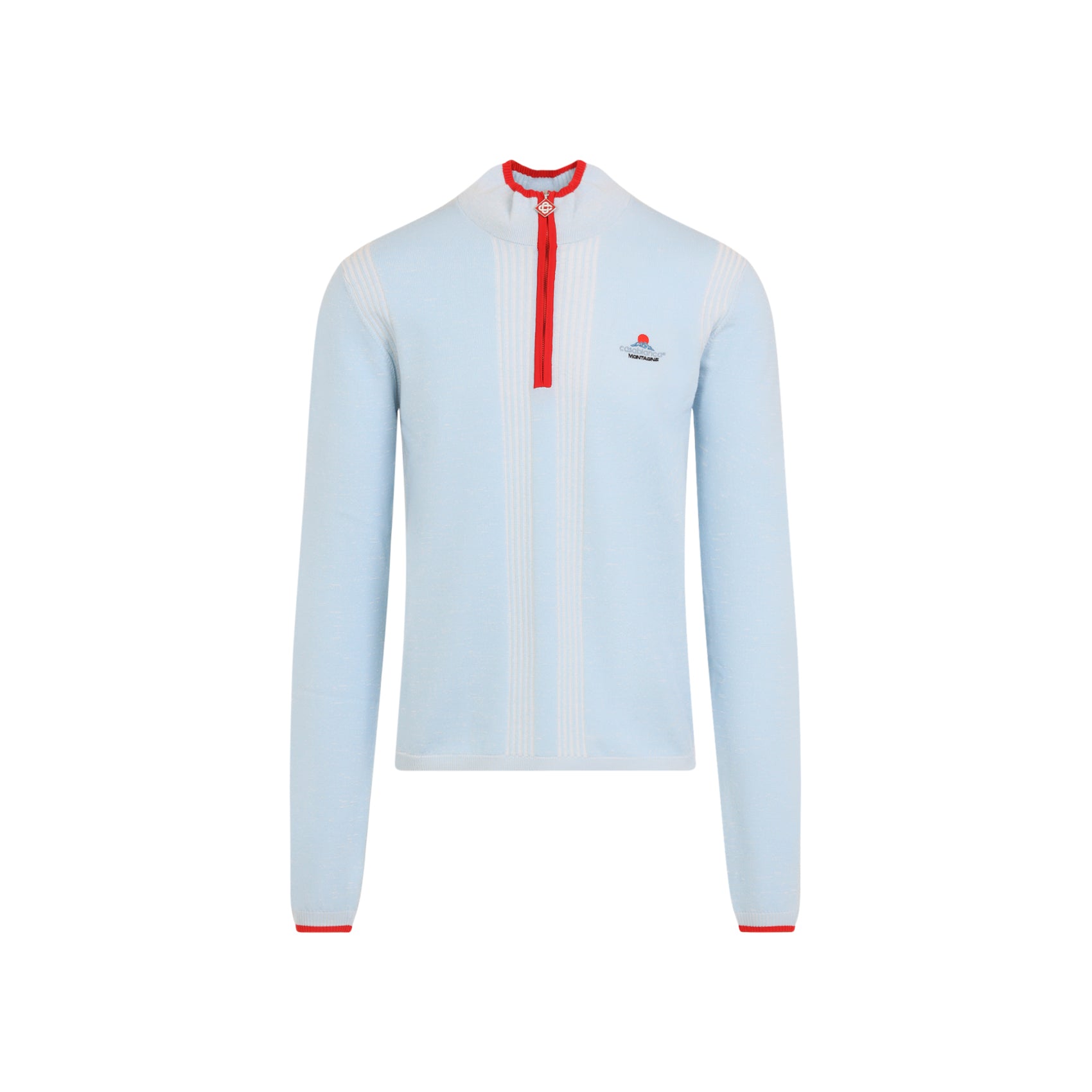 CASABLANCA Merino Wool Knit Base Layer Sweater for Men