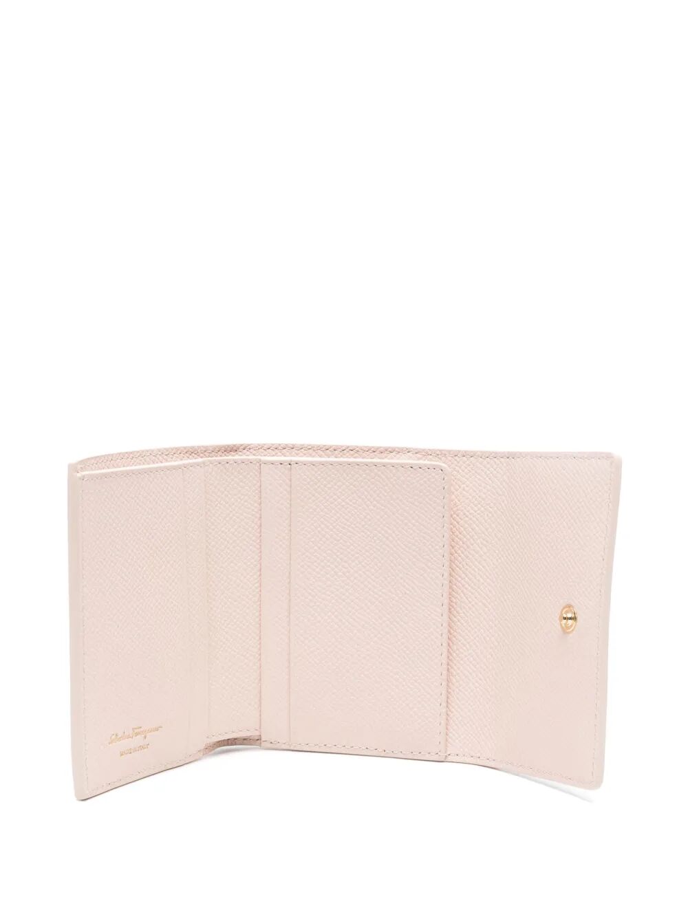 Ferragamo Mini Gancini Hook Leather Trifold Wallet