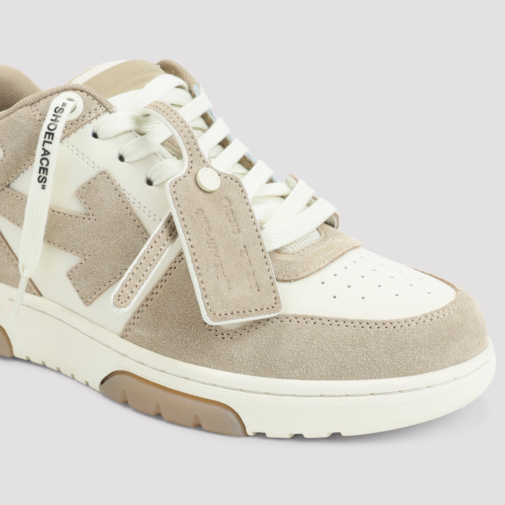 OFF WHITE Out of Office Leather Sneakers