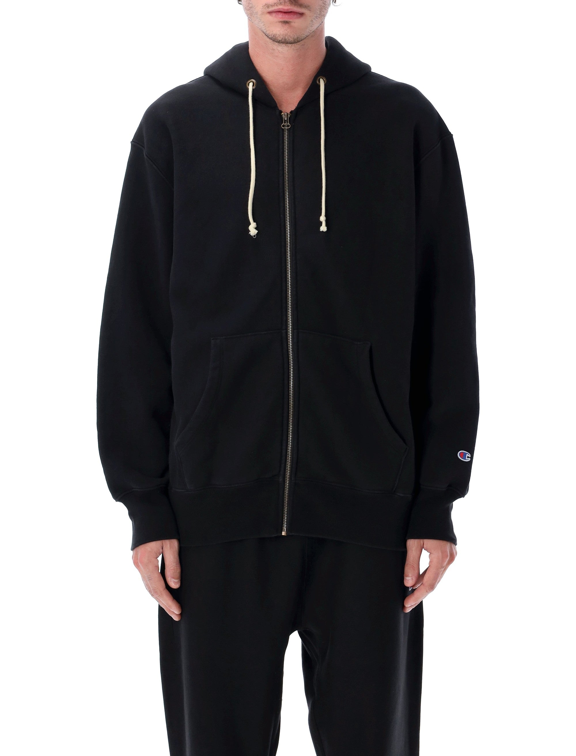 CHAMPION REVERSE WEAVE Classic Full Zip Patch Hoodie