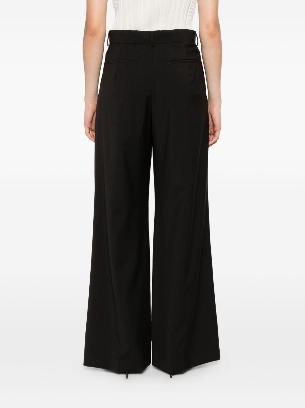 MAX MARA SPORTMAX High Waist Pleated Trousers for Women