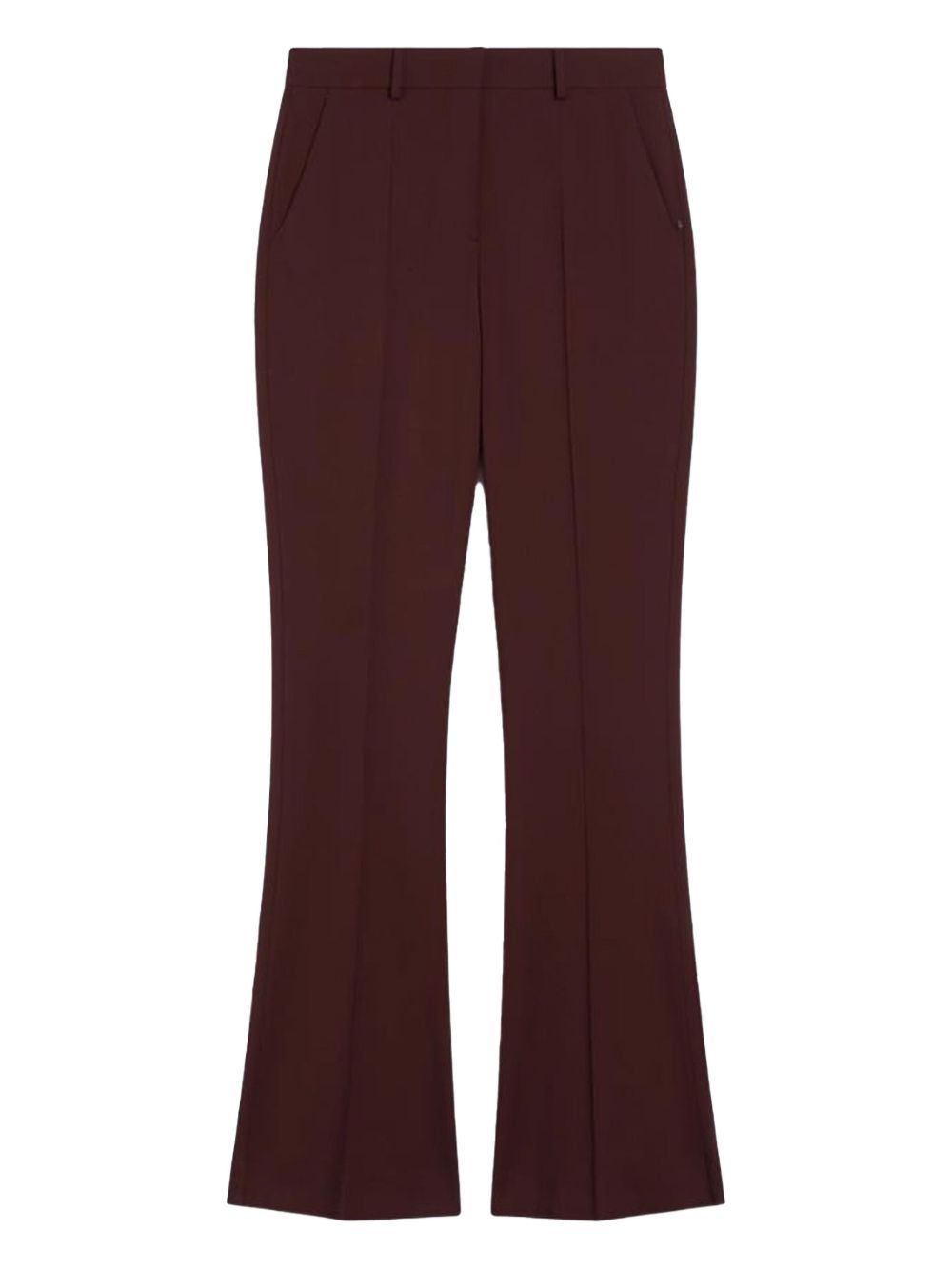 MAX MARA SPORTMAX Women's Wool Trousers with Pressed Crease