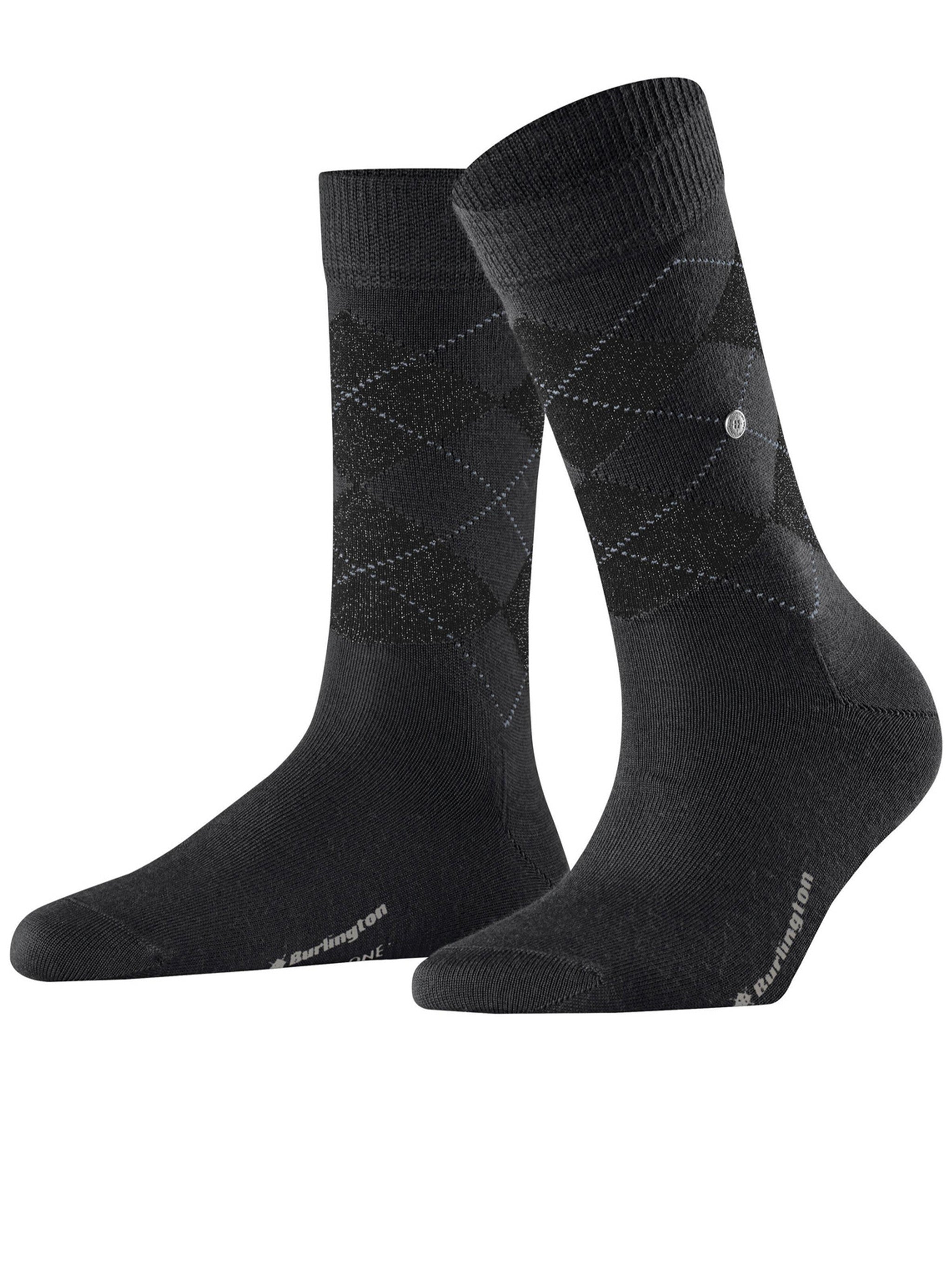 BURLINGTON Marylebone Lurex Wool Socks