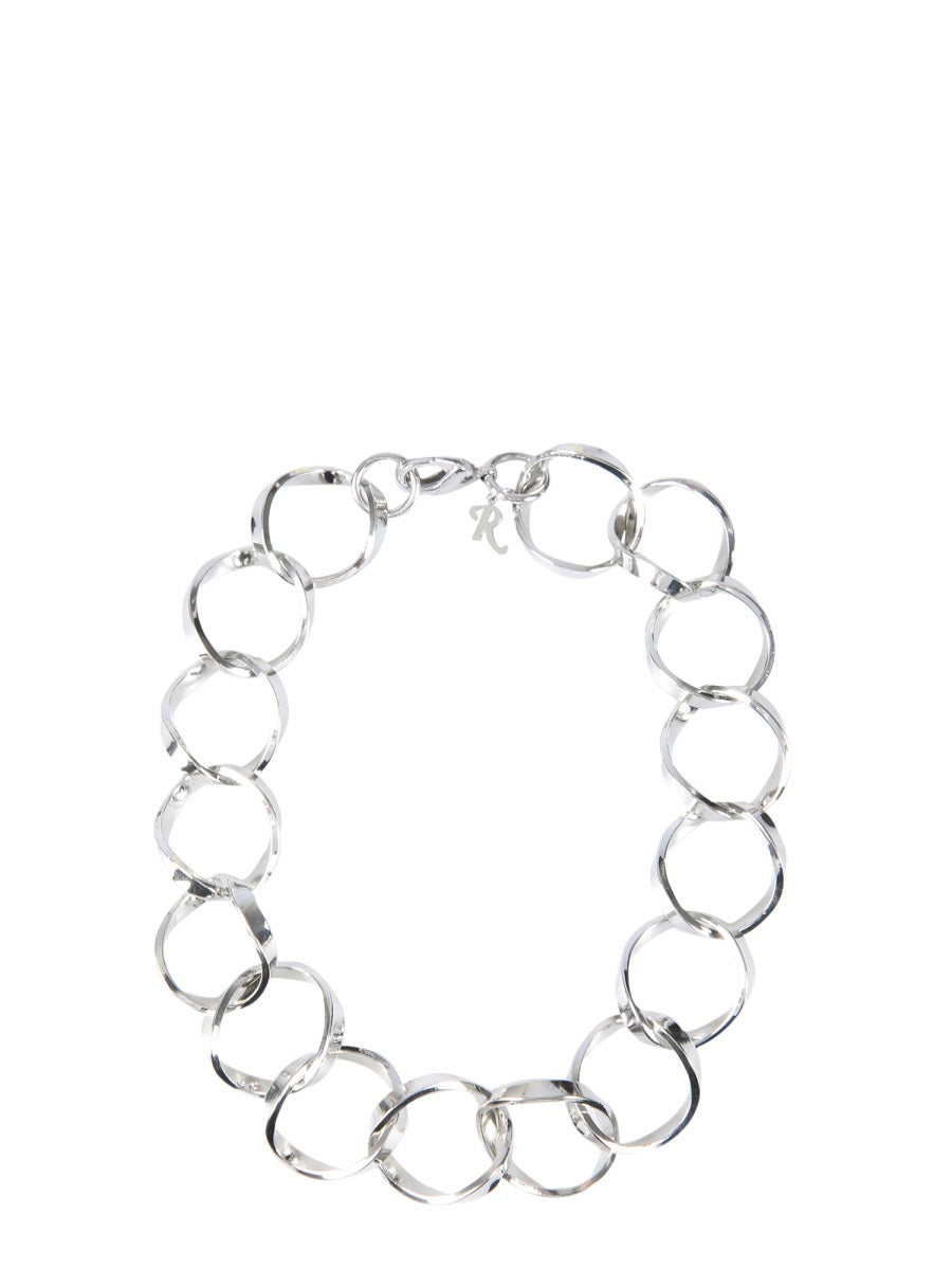 RAF SIMONS Linked Rings Necklace for Women