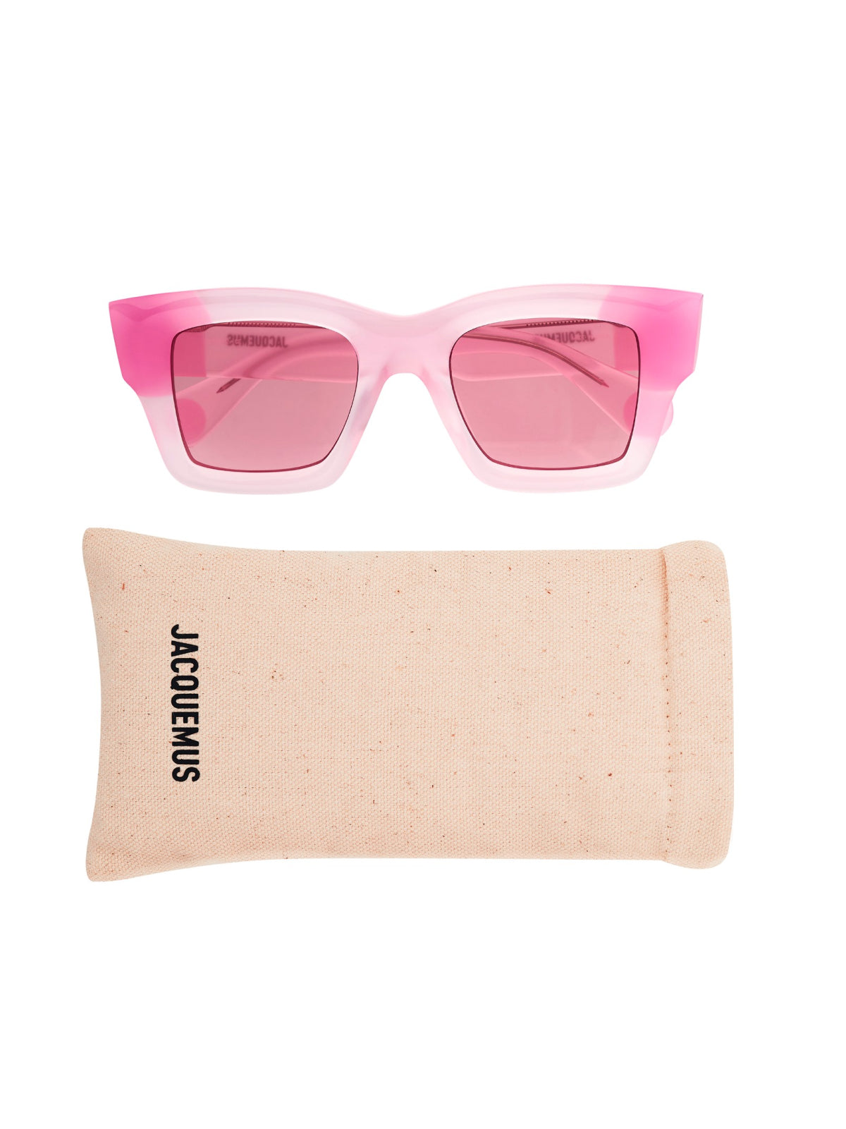 JACQUEMUS Mini Logo Arm Sunglasses 50mm Lens