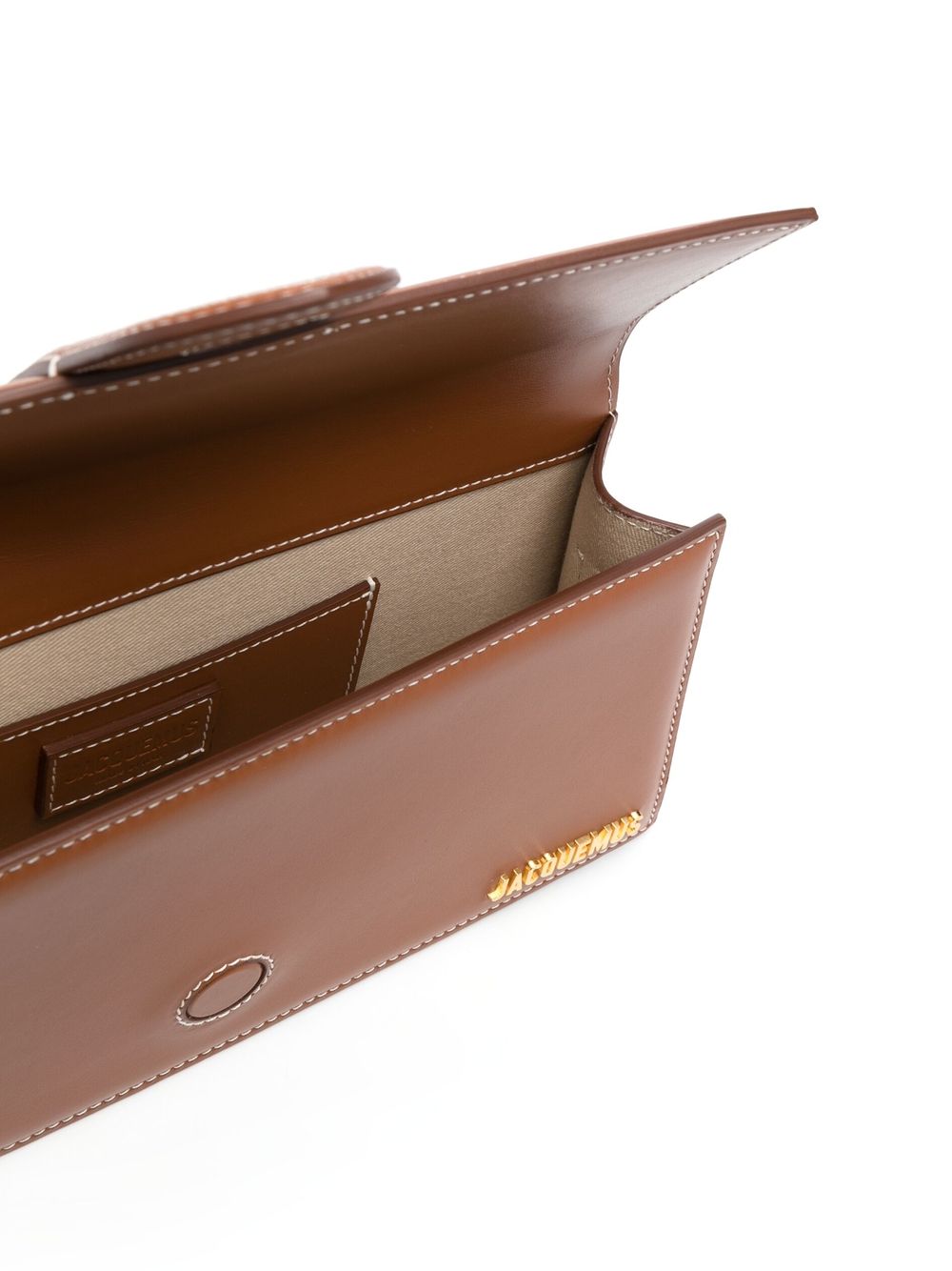 JACQUEMUS Mini Leather Shoulder Handbag