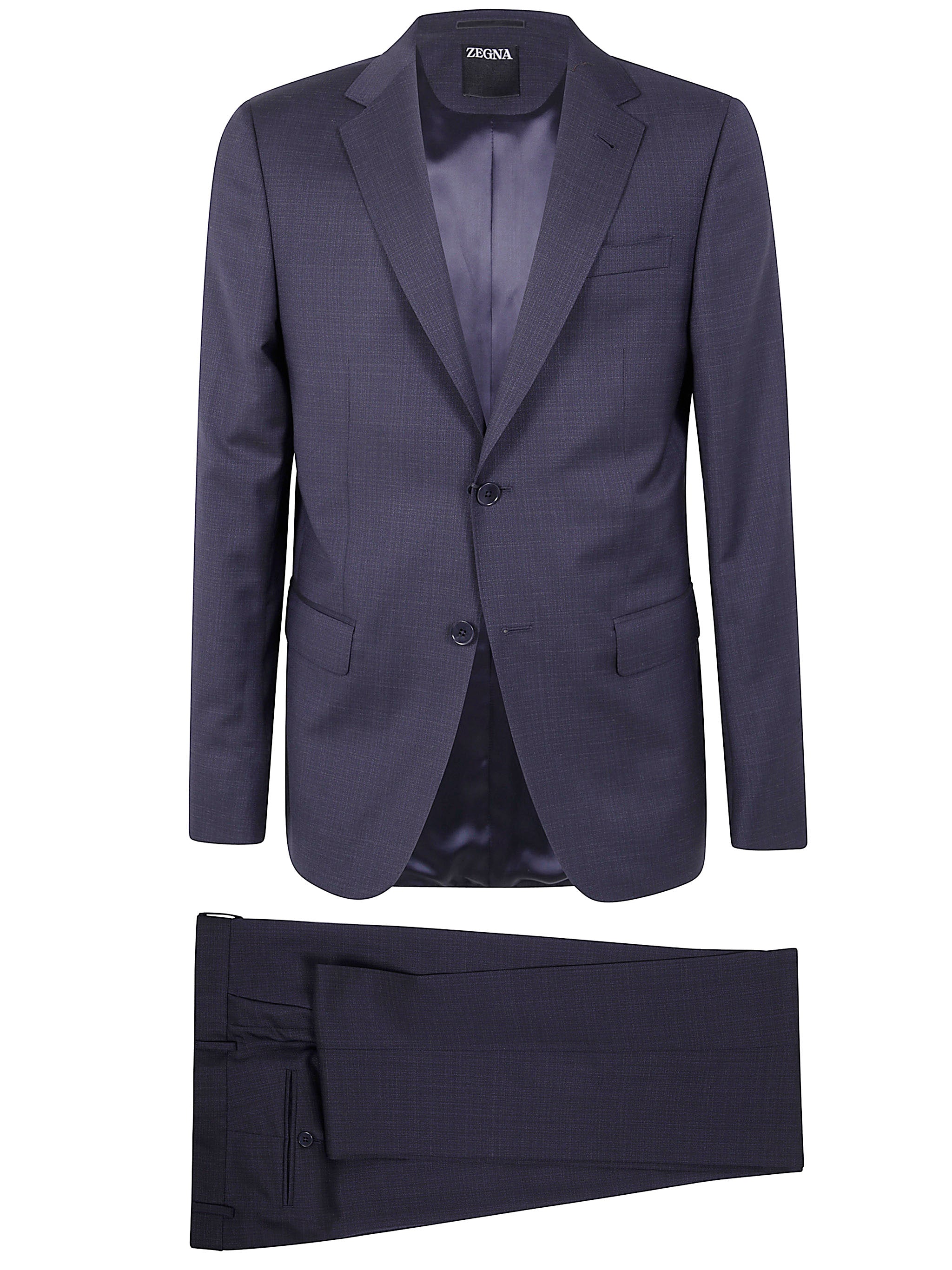 ZEGNA Pure Wool Suit for Men - FW25 Collection